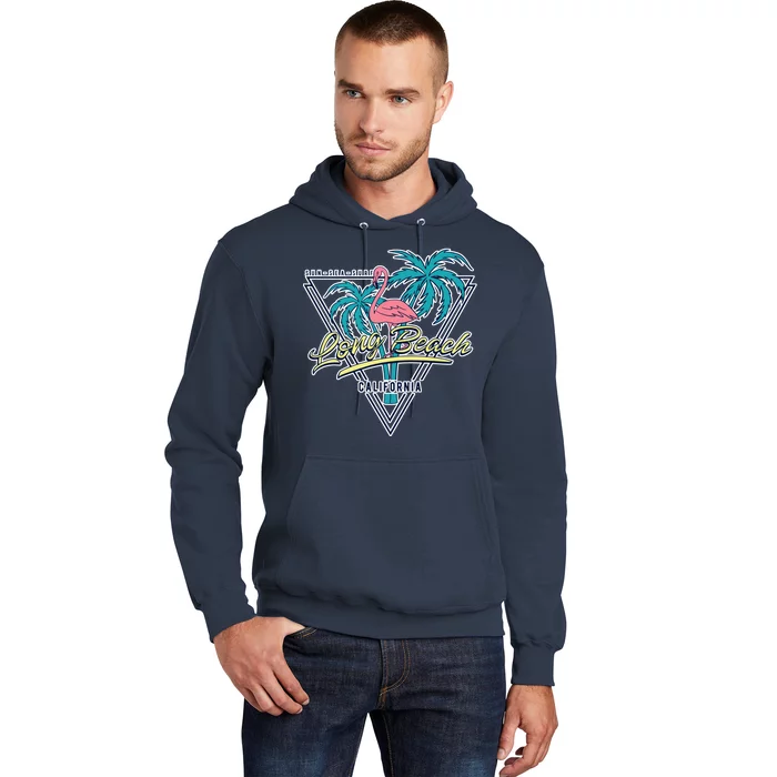 Long Beach California Retro Vibe Hoodie