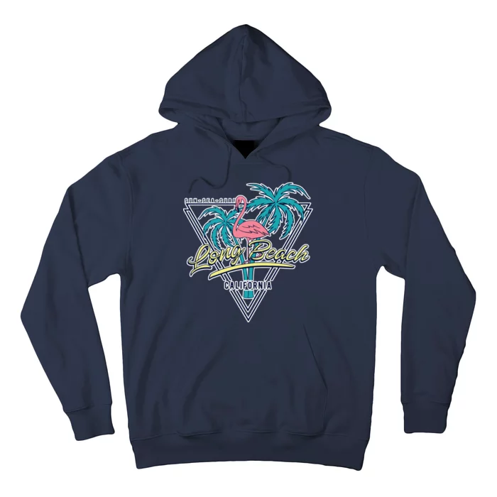 Long Beach California Retro Vibe Hoodie