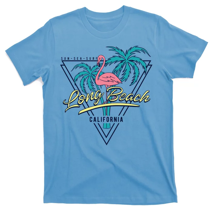 Long Beach California Retro Vibe T Shirt TeeShirtPalace