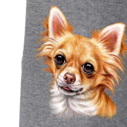 Long Haired Chihuahua Doggie 3-End Fleece Hoodie