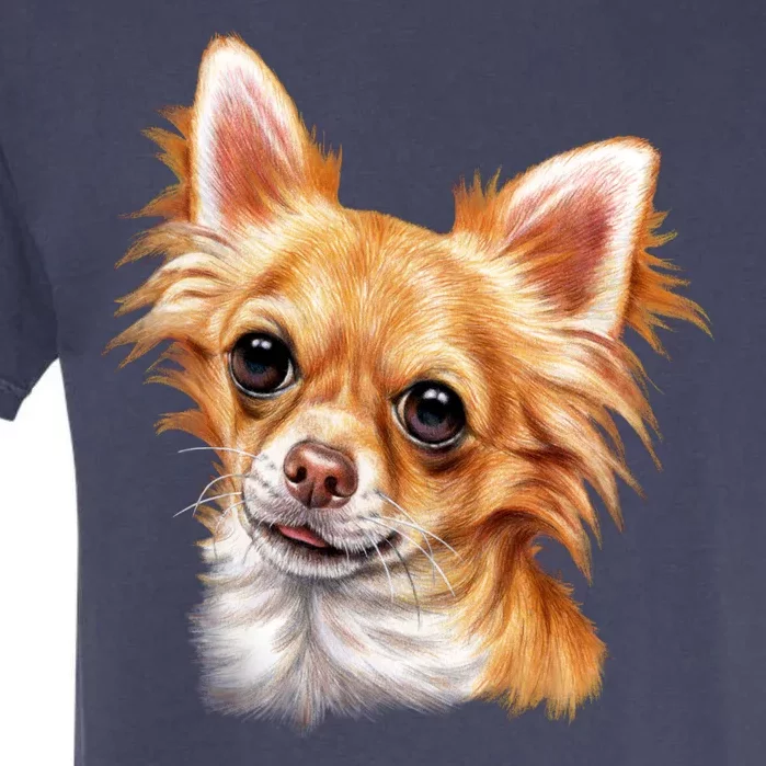 Long Haired Chihuahua Garment-Dyed Heavyweight T-Shirt