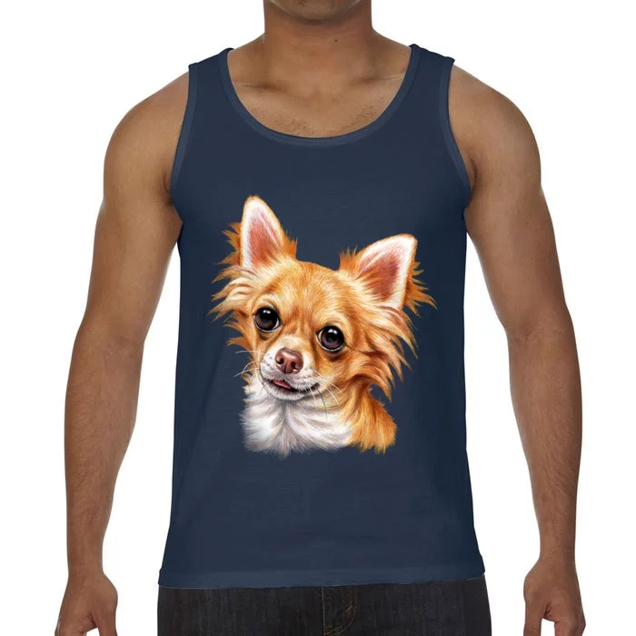 Long Haired Chihuahua Comfort Colors® Tank Top