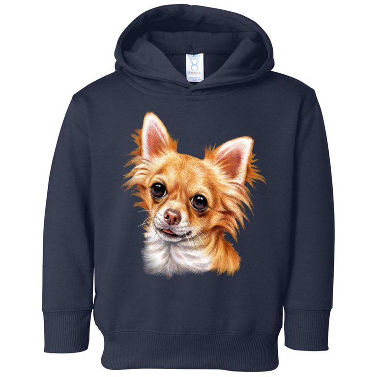 Long Haired Chihuahua Toddler Hoodie