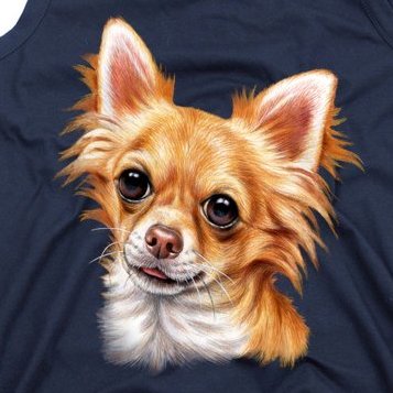 Long Haired Chihuahua Tank Top