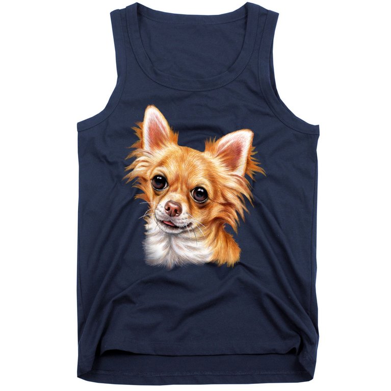 Long Haired Chihuahua Tank Top