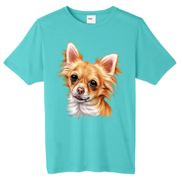 Long Haired Chihuahua ChromaSoft Performance T-Shirt