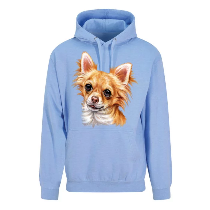 Long Haired Chihuahua Unisex Surf Hoodie