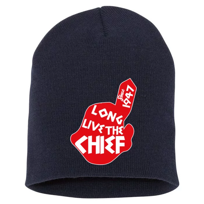 Long Live The Chief Short Acrylic Beanie