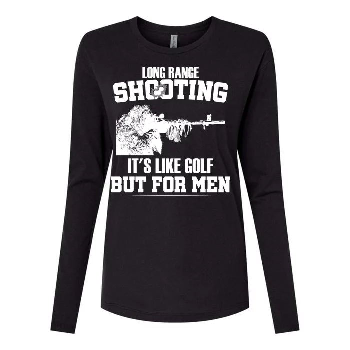 Long Range Shooting It's Like Golf But For Men Womens Cotton Relaxed Long Sleeve T-Shirt