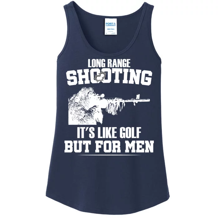 Long Range Shooting It's Like Golf But For Men Ladies Essential Tank