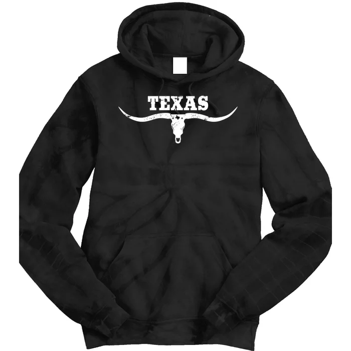 Longhorn Texas Tie Dye Hoodie