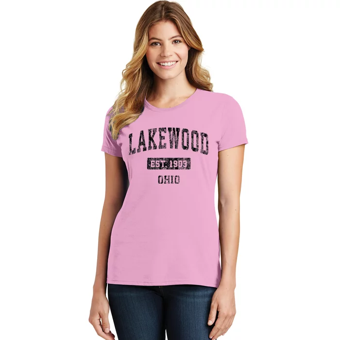 Lakewood Ohio Oh Vintage Sports Design Women's T-Shirt