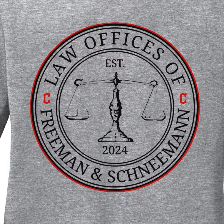 Law Offices Of Freeman & Schneemann Ladies Long Sleeve Shirt