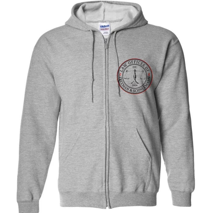 Law Offices Of Freeman & Schneemann Full Zip Hoodie