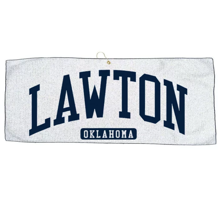 Lawton Oklahoma Ok College U.N.I.V.E.R..S.It.Y Style Large Microfiber Waffle Golf Towel