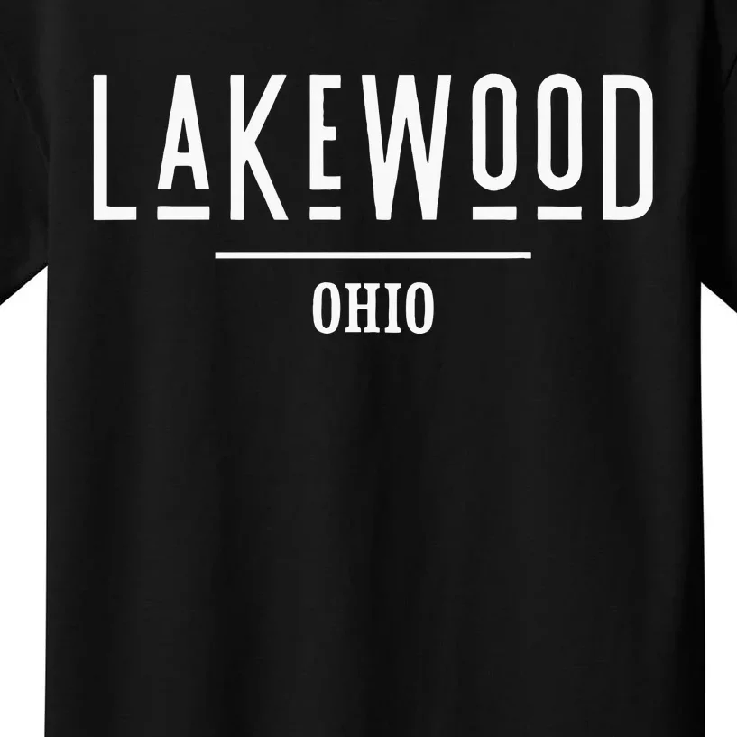 Lakewood Ohio Oh Hometown Souvenir Kids T-Shirt