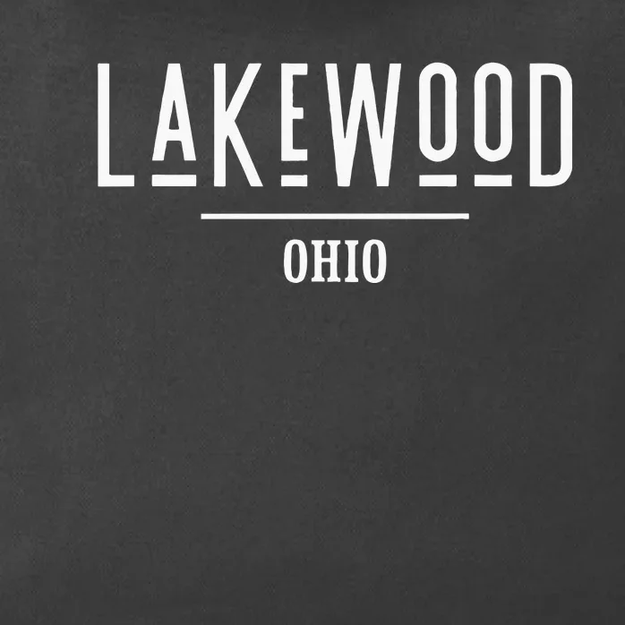 Lakewood Ohio Oh Hometown Souvenir Zip Tote Bag