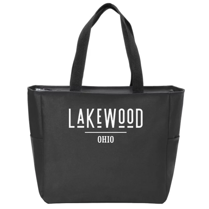 Lakewood Ohio Oh Hometown Souvenir Zip Tote Bag