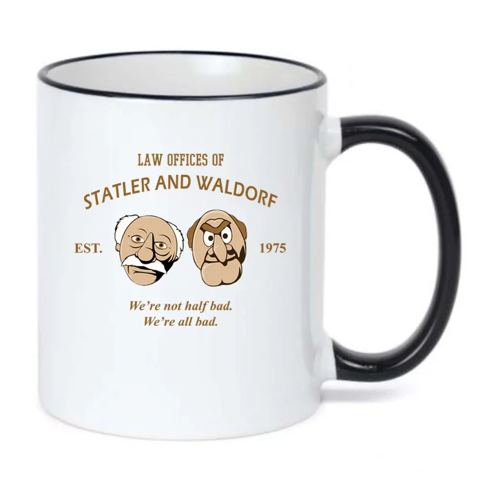 Law Offices Of Statler And Waldorf Est 1975 Black Color Changing Mug