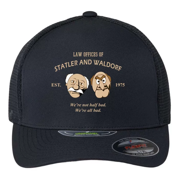 Law Offices Of Statler And Waldorf Est 1975 Flexfit Unipanel Trucker Cap