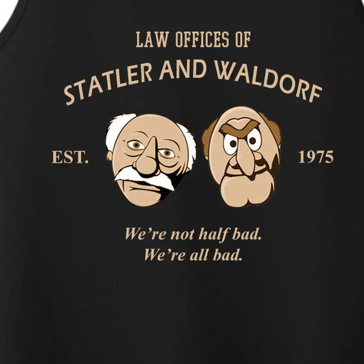 Law Offices Of Statler And Waldorf Est 1975 Performance Tank