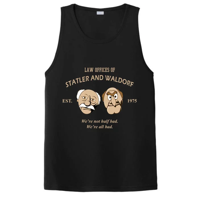 Law Offices Of Statler And Waldorf Est 1975 Performance Tank