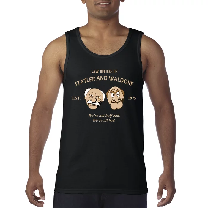 Law Offices Of Statler And Waldorf Est 1975 Tank Top