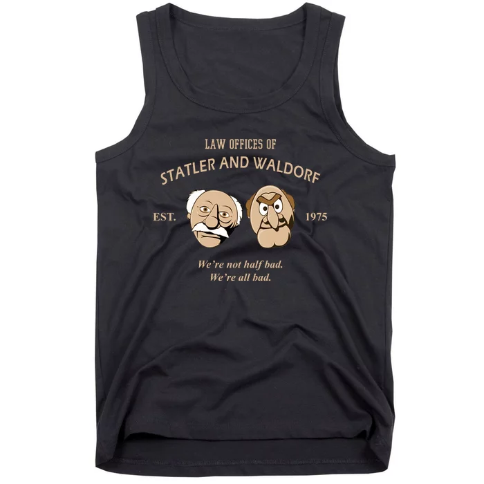 Law Offices Of Statler And Waldorf Est 1975 Tank Top