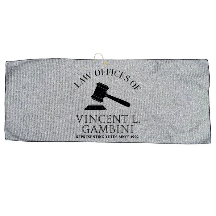 Law Offices Of Vincent Gambini 1992 Large Microfiber Waffle Golf Towel