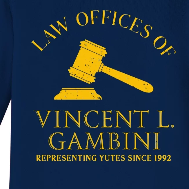 Law Offices Of Vincent Gambini 1992 Baby Long Sleeve Bodysuit