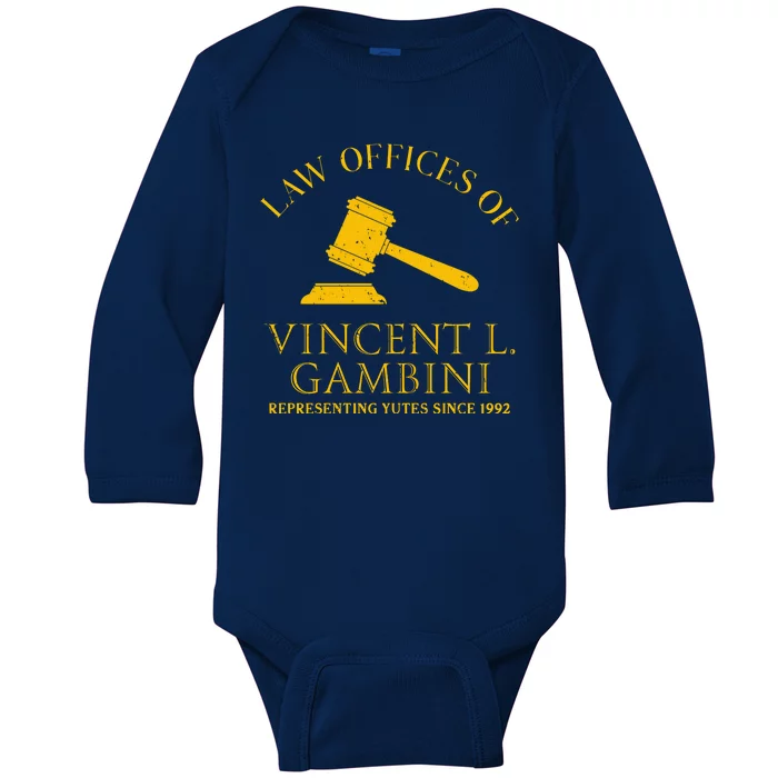 Law Offices Of Vincent Gambini 1992 Baby Long Sleeve Bodysuit