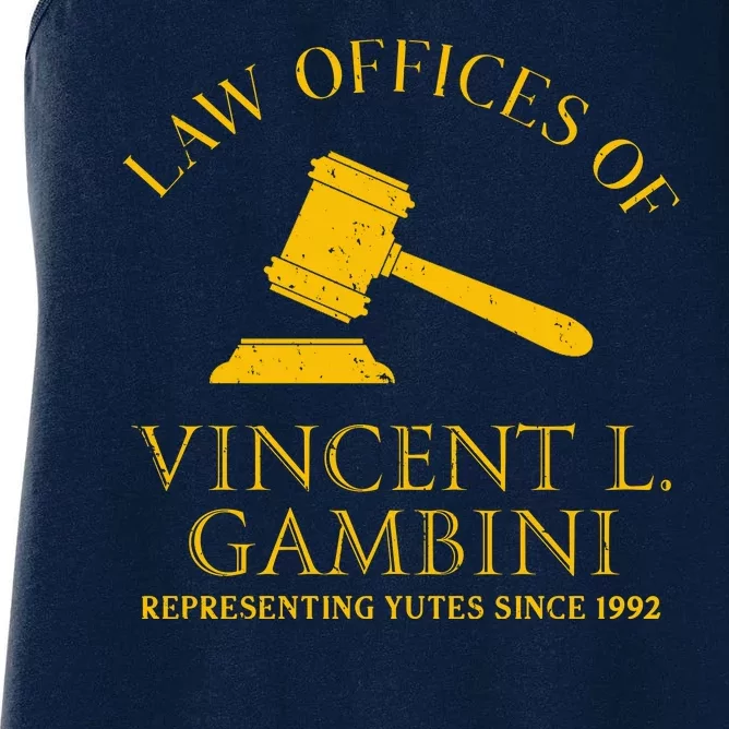 Law Offices Of Vincent Gambini 1992 Women's Racerback Tank