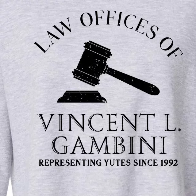 Law Offices Of Vincent Gambini 1992 Cropped Pullover Crew