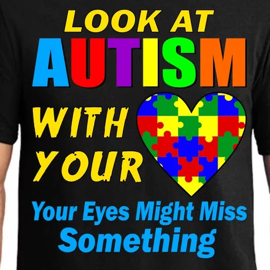 Look At Autism With Your Heart Pajama Set