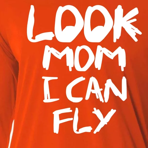 Look Mom I Can Fly Cooling Performance Long Sleeve Crew