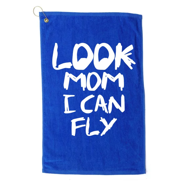 Look Mom I Can Fly Platinum Collection Golf Towel