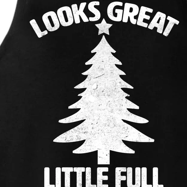 Looks Great Little Full Lotta Sap Funny Christmas Ladies Tri-Blend Wicking Tank