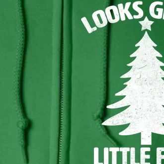 Looks Great Little Full Lotta Sap Funny Christmas Full Zip Hoodie