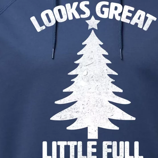 Looks Great Little Full Lotta Sap Funny Christmas Performance Fleece Hoodie