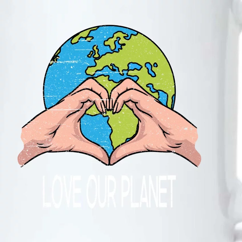 Love Our Planet Recycle Save The Environt Earth Day Funny Gift Black Color Changing Mug