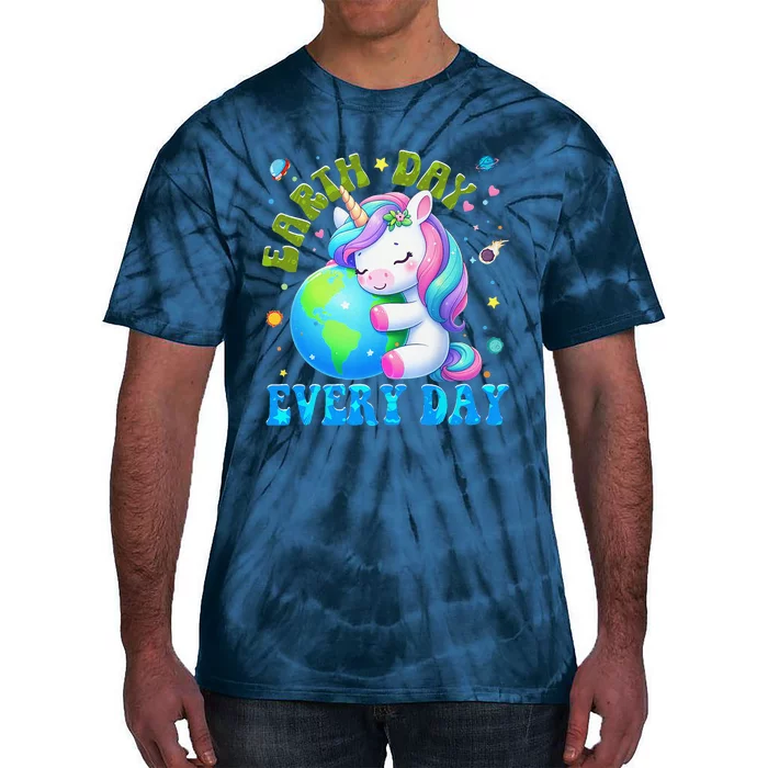 Love Our Planet Unicorn Earth Day Cute Tie-Dye T-Shirt