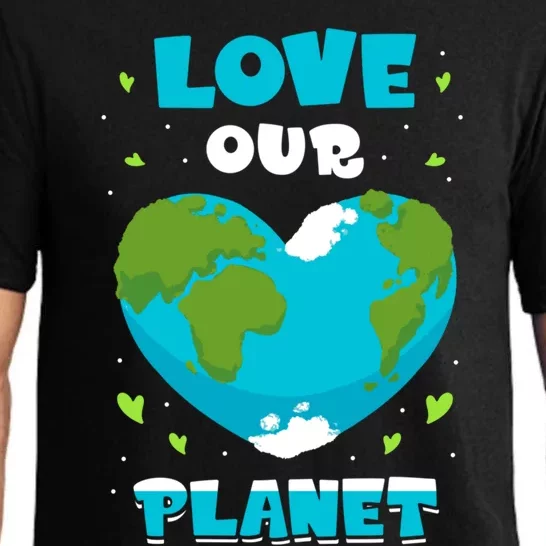 Love Our Planet Nature Conservation Save Earth Day Gift Pajama Set