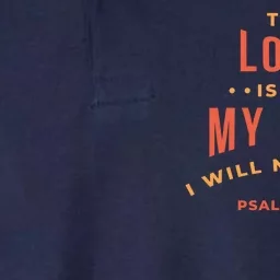 Lord Is On My Side Psalm 118:6 Softstyle Adult Sport Polo