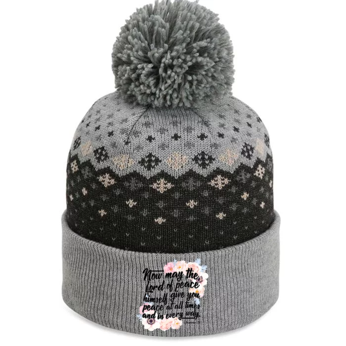 Lord of Peace The Baniff Cuffed Pom Beanie