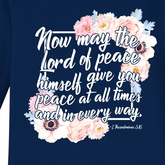 Lord of Peace Baby Long Sleeve Bodysuit