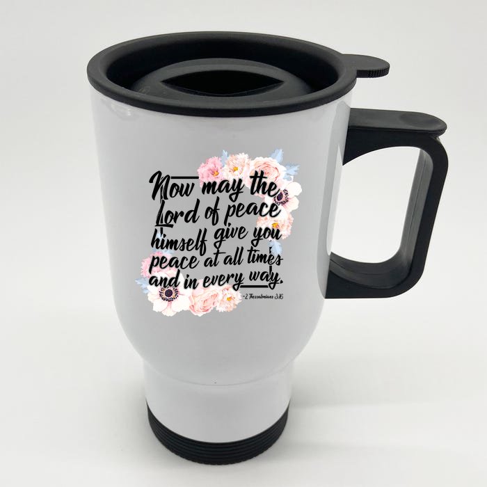 Lord of Peace Front & Back Stainless Steel Travel Mug