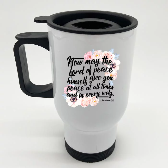 Lord of Peace Front & Back Stainless Steel Travel Mug