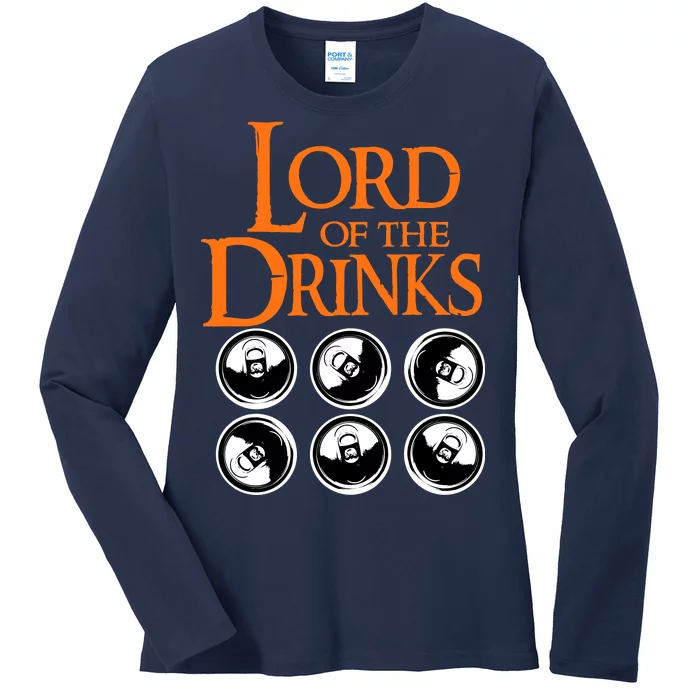 Lord Of The Drinks Ladies Long Sleeve Shirt