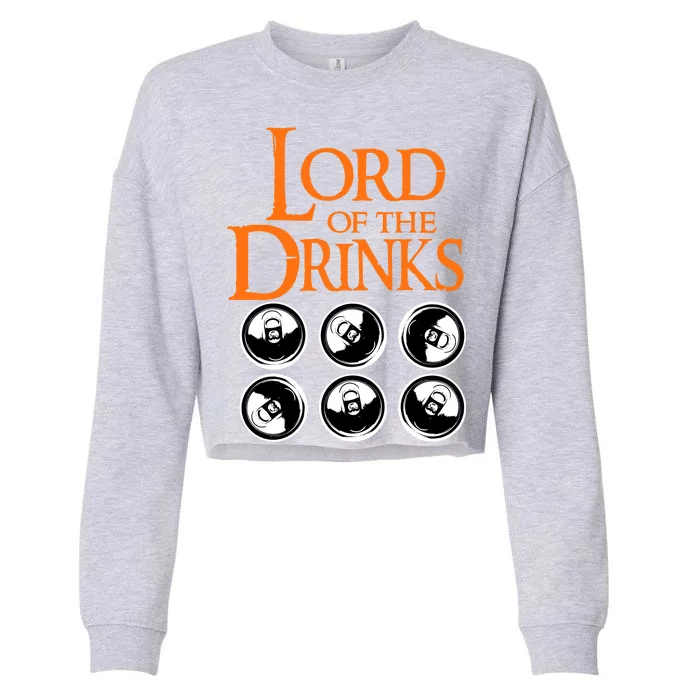 Lord Of The Drinks Cropped Pullover Crew