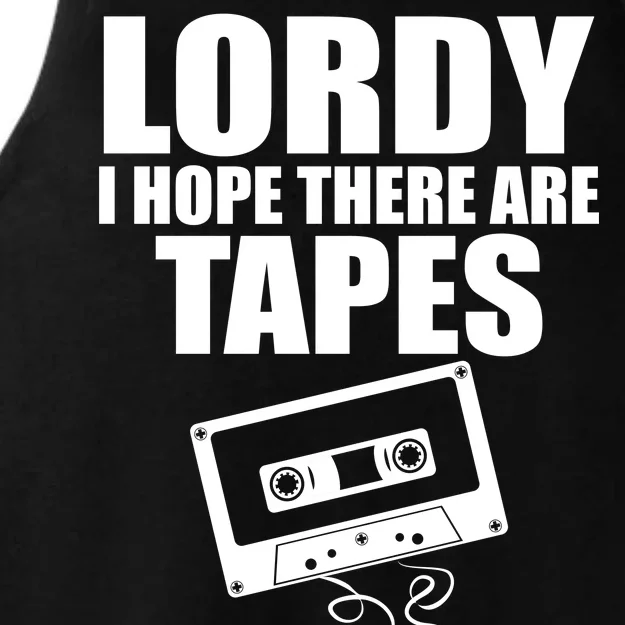 Lordy I Hope There Are Tapes Comey Catchphrase Ladies Tri-Blend Wicking Tank